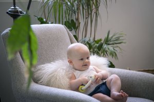 Zestaw prezentowy Żyrafa Sophie z kolorowym gryzakiem na kółku 15