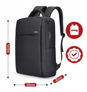 Plecak Mark Ryden Plecak na Laptopa 15.6" , Bagaż Podręczny, Wodoodporny Biznesowy i Podróżny, Usztywniany, Zamek YKK, Materi 3