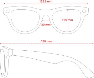 META Ray-Ban Skyler G2 Czarny błyszczący, Zielony AI Glasses 2