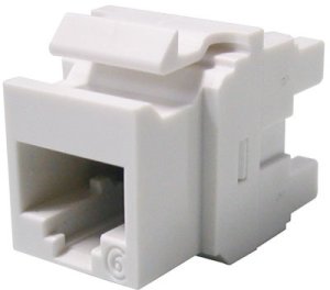Molex Moduł keystone RJ45 UTP kat.6 biały 6