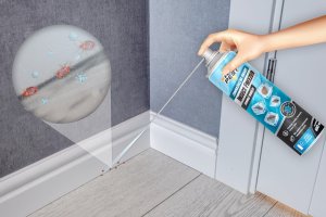 Środek Preparat Spray Oprysk Zamrażacz na Pluskwy Wszy Rybiki Prusaki Owady "Insect Freezer" 400ml (2 szt) 11