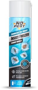 Środek Preparat Spray Oprysk Zamrażacz na Pluskwy Wszy Rybiki Prusaki Owady "Insect Freezer" 400ml (2 szt) 2