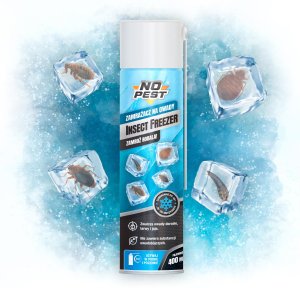 Środek Preparat Spray Oprysk Zamrażacz na Pluskwy Wszy Rybiki Prusaki Owady "Insect Freezer" 400ml (2 szt) 3