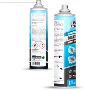 Środek Preparat Spray Oprysk Zamrażacz na Pluskwy Wszy Rybiki Prusaki Owady "Insect Freezer" 400ml (2 szt) 4