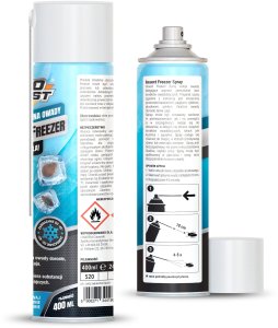 Środek Preparat Spray Oprysk Zamrażacz na Pluskwy Wszy Rybiki Prusaki Owady "Insect Freezer" 400ml (2 szt) 6