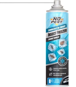 Środek Preparat Spray Oprysk Zamrażacz na Pluskwy Wszy Rybiki Prusaki Owady "Insect Freezer" 400ml (2 szt) 8