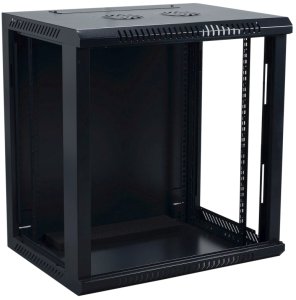 Szafa wisząca RACK 19 cali 12U 450mm czarna NEKU TS BOX 3