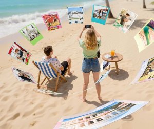 Drukarka Bluetooth Nelko Pp03 Druk Zdjęć Kolor 600dpi Do Telefonu Smartfona / Pp03 / Biały 9