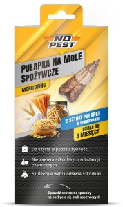 NO PEST Pułapka na Mole Spożywcze Kuchenne Przeciw Molom do Monitorowania Moli (4 szt) 5