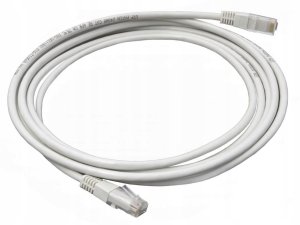 Kabel komp.sieciowy 1:1 8P8C szary 5m 8