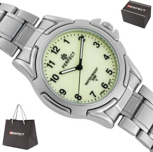 Zegarek Perfect Zegarek Perfect P001-03 męski klasyczny czytelny 36 mm świecąca tarcza . 8