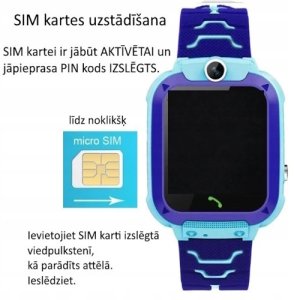 Riff Q12 See Me Wi-Fi / Sim GPS ekologiczny Zegarek dziecięcy z funkcją rozmowy głosowej i czatem oraz kamerą niebieski 5