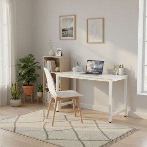 Biurko Zdesk Białe 120 cm x 60 cm 3