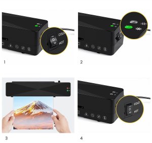 SAVIO LR-01/B Laminator A4, czarny 3