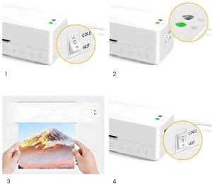 SAVIO LR-01/W Laminator A4, biały 5