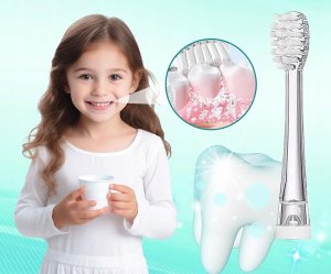 Końcówka Seago Końcówki do szczoteczek dla dzieci Seago SG-977, SG-515 - 4 sztuki 3