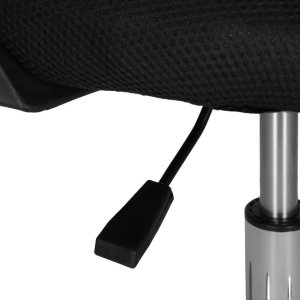 Fotel biurowy z regulacją nachylenia oparcia, krzesło obrotowe, czarny UNIWERSALNY 14