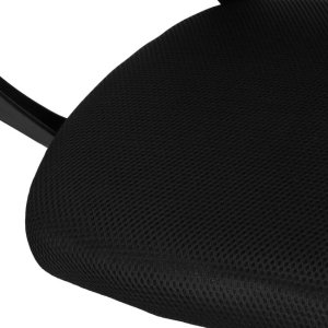 Fotel biurowy z regulacją nachylenia oparcia, krzesło obrotowe, czarny UNIWERSALNY 8