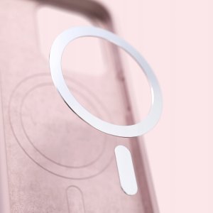 Nakładka Etteri Silicone Mag do iPhone 16 Pro 6,3" jasnoróżowa 4