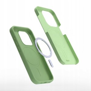 Etteri Nakładka Etteri Silicone Mag do iPhone 12 / 12 Pro 6,1" jasnozielona 2