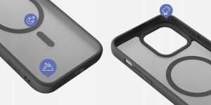 Nakładka Etteri Matt Mag do iPhone 12 / 12 Pro 6,1" czarna 4