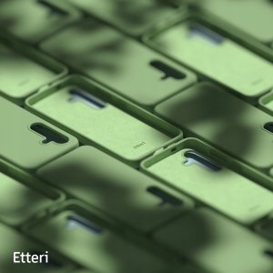 Nakładka Etteri Silicone Case do Samsung Galaxy S25 Ultra jasnozielona 7