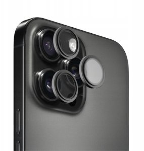 Hammer Glass Szkło na aparat Lens do Samsung Galaxy S25 Ultra black 2