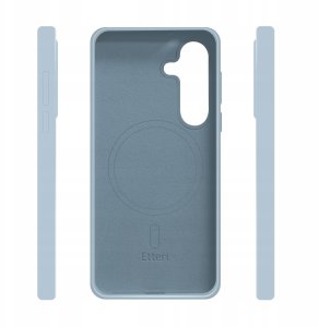 Nakładka Etteri Silicone Mag do Samsung Galaxy S25 jasnoniebieska 3