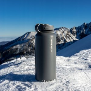Wessper Butelka termiczna Wessper B3 THERMOSTEEL 1000ml (WES266-GR-1000) 2