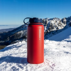 Wessper Butelka termiczna Wessper B3 THERMOSTEEL 1000ml (WES266-RED-1000) 2