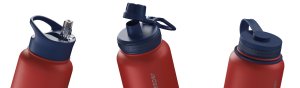 Wessper Butelka termiczna Wessper B3 THERMOSTEEL 1000ml (WES266-RED-1000) 3