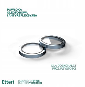 Etteri szkło na aparat do iPhone 14 / 14 Plus niebieski 7