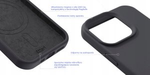 Nakładka Etteri Silicone Mag do Samsung Galaxy S26 czarna 11