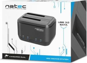 Stacja dokująca Natec 2.5"/3.5" SATA - USB 3.2 Gen 1 Kangaroo Dual (NSD-0955) 8
