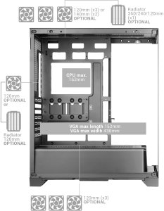 TACENS MARS MC-PRISMA ATX-obudowa 8