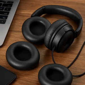 UNIWERSALNE NAUSZNIKI PADY GĄBKI PODUSZKI DO SŁUCHAWEK 60MM 6CM AKG K414 K420 K430 K450 Y30 | KOSS PORTA PRO KSC75 KSC35 KTX PRO1 | LOGITECH H330 H340 H600 | SENNHEISER PX100 PX100 II PX200 PX30 PX30 2