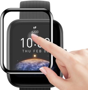 YIVO SZKŁO OCHRONNE FLEXI HYBRYDOWE PEŁNE 3D PMMA DO XIAOMI HUAMI AMAZFIT BIP 3 2