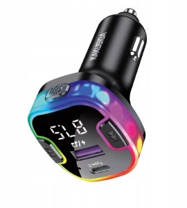 Transmiter FM Sefa Verlag KSC-1070 CAILE Auto FM Nadajnik BT5.3 ar Type-C wyjście KSC-1070 (6921042132860) 2