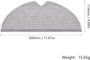 WKŁAD MOP ŚCIERKA MIKROFIBRA PAD DO ROBOROCK E2 E3 E4 E5 Q5 Q7 Q8 S4 S5 S6 3