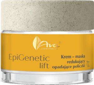 AVA LABORATORIUM_EpiGenetic Lift krem-maska redukujący opadające policzki typu chomiki na noc 50ml 3