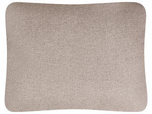 Narożnik rozkładany dla 3 osób NASSJO Len syntetyczny Jasnobrązowy ze schowkiem Lewostronny 14