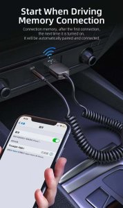 Przejściówka ESSAGER Bluetooth 5.0 Odbiornik Audio USB do Jack 3,5 mm 2