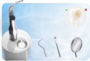 Berdsen Skaler ultradźwiękowy do zębów 4 tryby do usuwania kamienia LED Berdsen BD-251 6