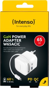 POWER ADAPTER 1XUSB-A/1XUSB-C/BLACK 7806522 INTENSO 7806522 (4034303037049) 2