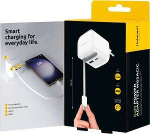 POWER ADAPTER 1XUSB-A/1XUSB-C/BLACK 7806522 INTENSO 7806522 (4034303037049) 3