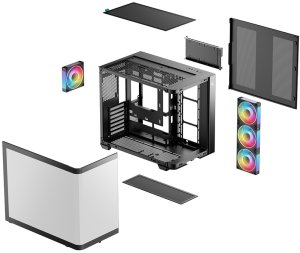 Obudowa Deepcool CG530U 4F czarna (R-CG530U-BKAGA4-G) 8