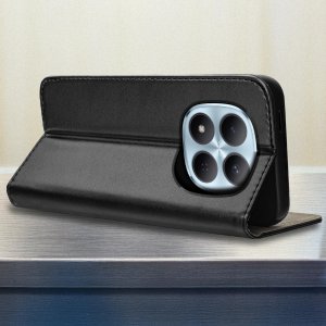 Etui Skórzane Zamykane MAGNETYCZNE do Xiaomi Redmi Note 15 5G 5
