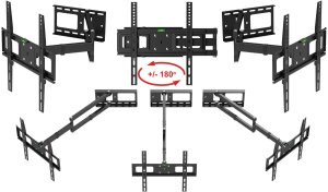 Dlugi 72cm Uchwyt do Telewizora Wieszak TV 26-60 cali VX-197 narozny uniwersalny 4