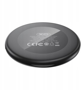 XO ładowarka bezprzewodowa indukcyjna CX031 czarna 15W z kablem USB-C - USB-C i zestawem adapterów 2