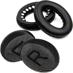 NAUSZNIKI PADY GĄBKI PODUSZKI DO BOSE QC45 QC35 QC25 QC15 AE SKÓRA JAGNIĘCA 4